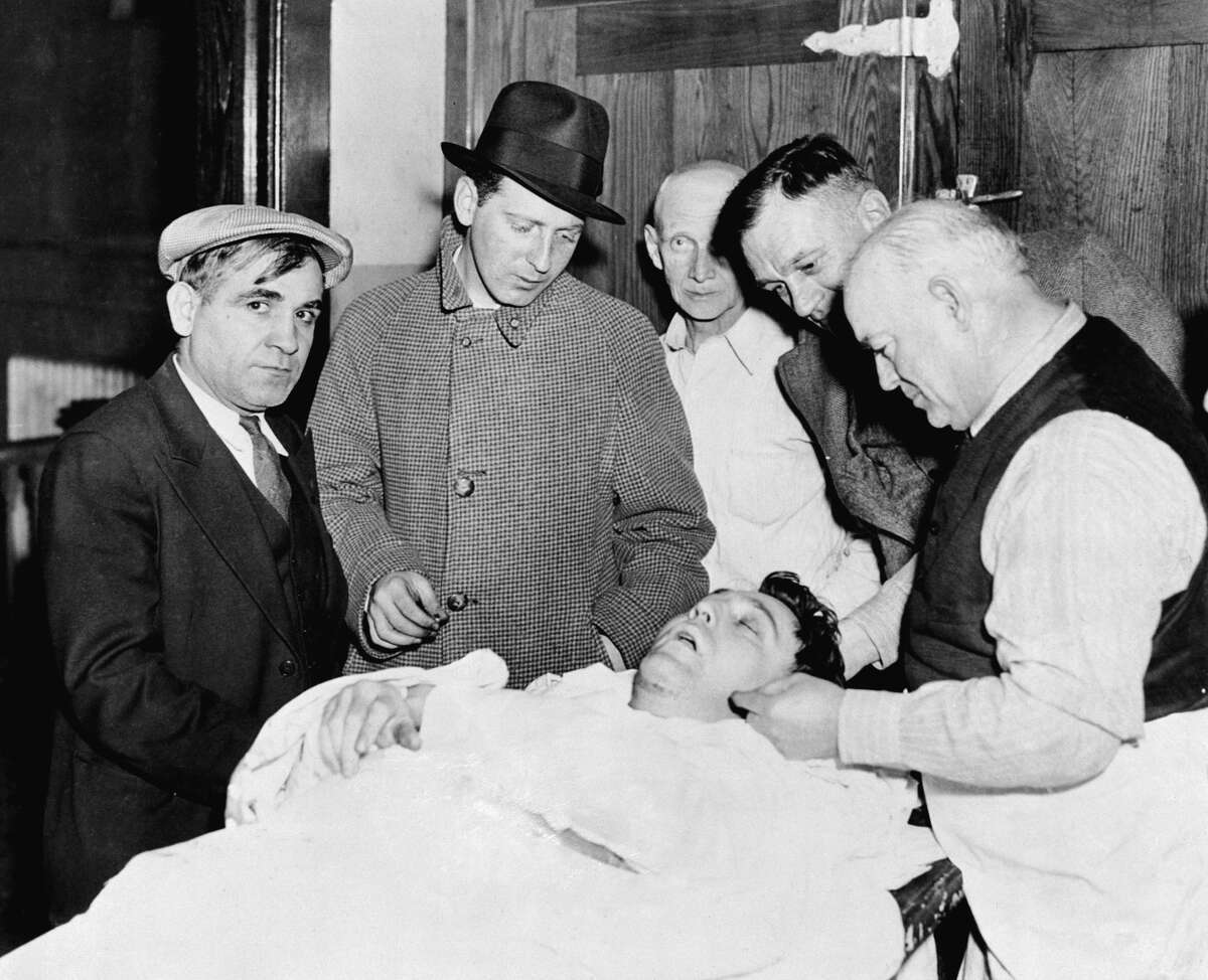 Arthur Flegenheimer, says "Dutch Schultz" and "the beer baron of New York," died in a hospital in Newark, New Jersey, 24 hours after being shot.  His ramblings on his deathbed have led many to believe he buried millions in the Catskills, a prize that treasure hunters have been chasing for more than 85 years.
