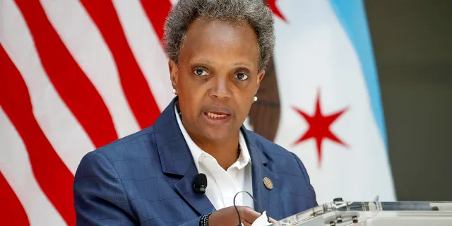 Chicago Mayor Lori Lightfoot is seen on July 23, 2020. 