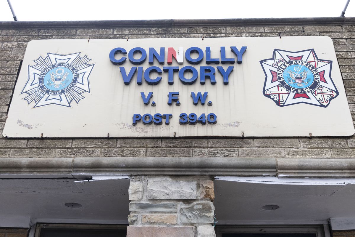 A newly renovated sign adorns VFW Post 3940 at 3743 W. 63rd St. in West Lawn. 